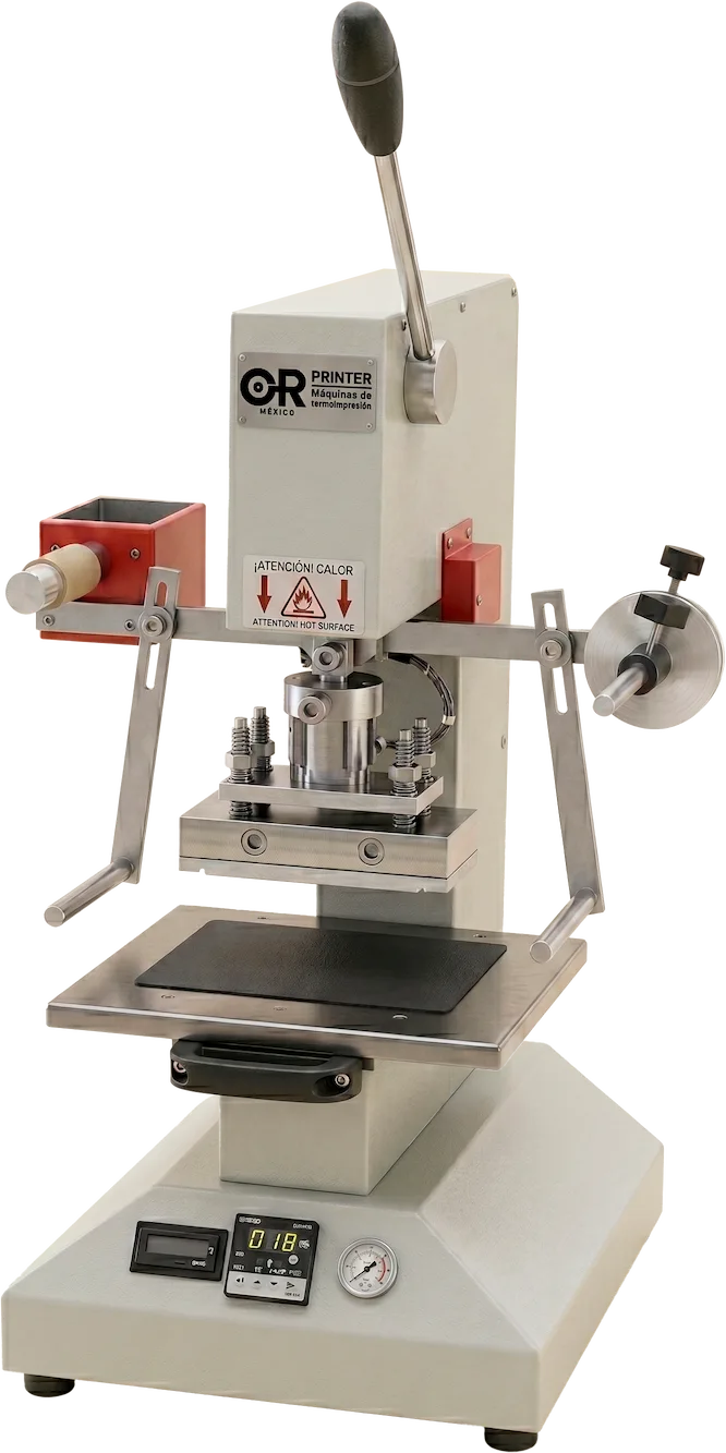 OR Printer 2001 Prensa de Hot Stamping Manual