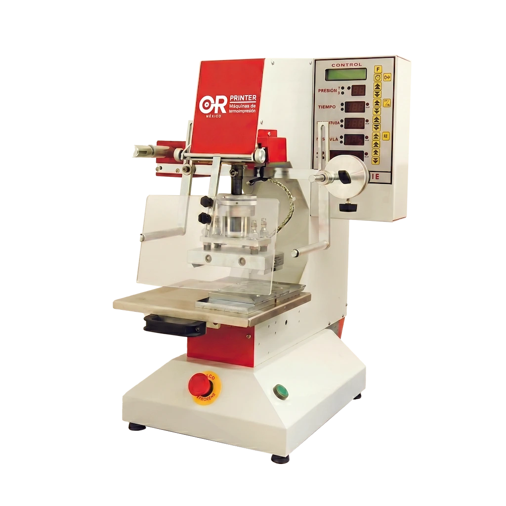 OR Printer 5010 Prensa de Hot Stamping Semiautomática Bandeja Manual